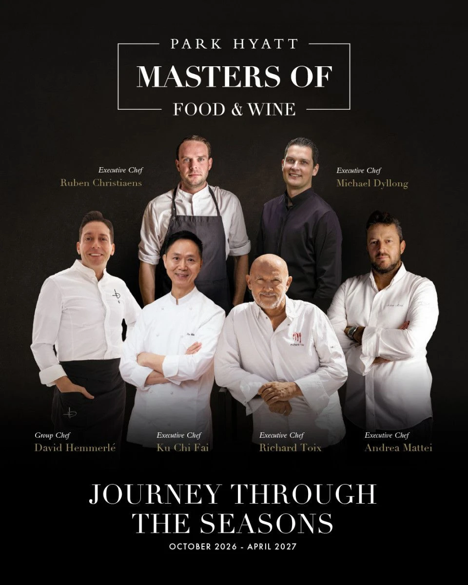 Park Hyatt Maldives Hadahaa представляет гастрономическую серию Masters of Food &amp; Wine