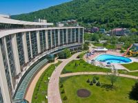  GAZPROM Molniya the main building of the resort complex of Yamal