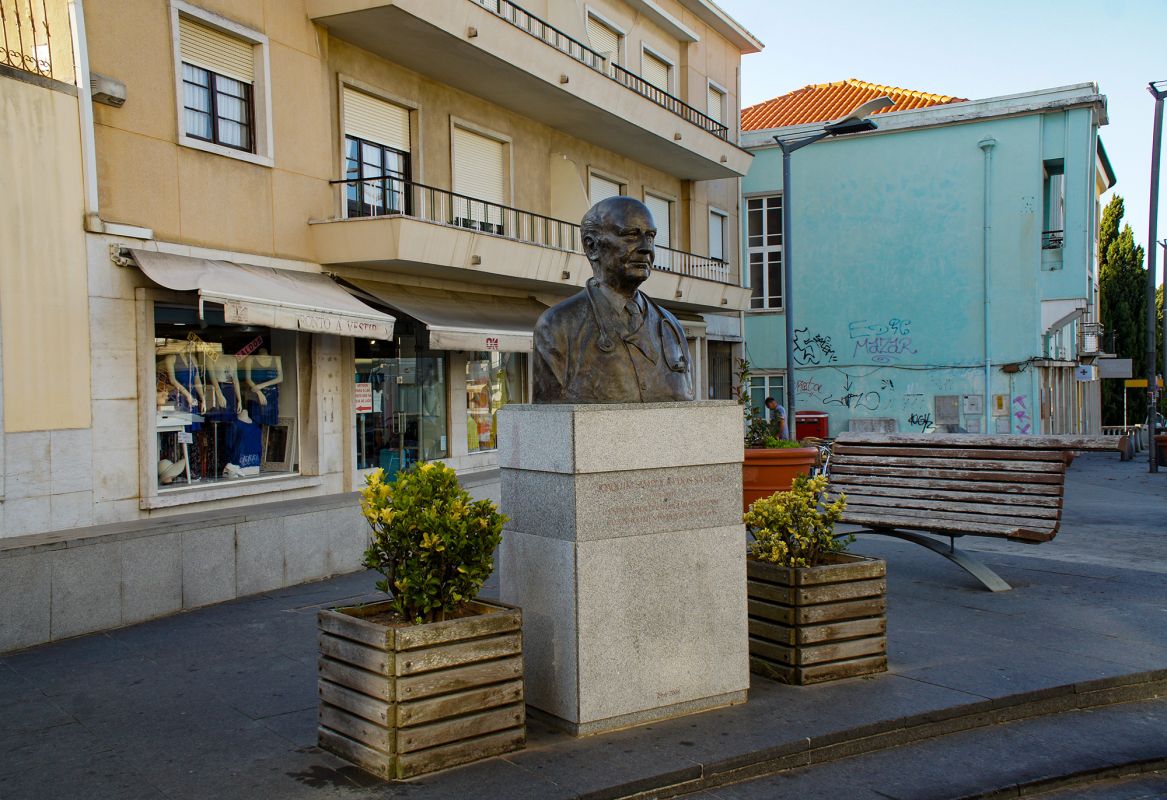 Скульптурный бюст доктора Хоакима Симпличио душ Сантуша