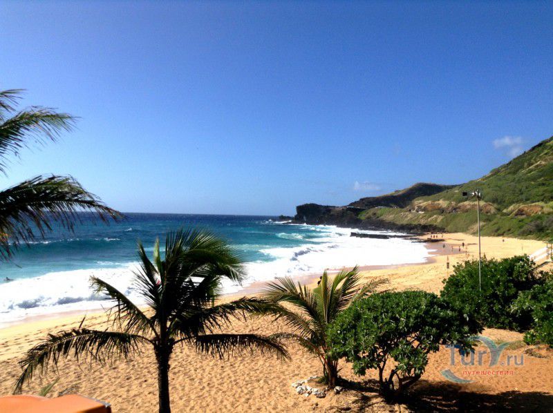 Пляж и парк Sandy Beach на о.Оаху