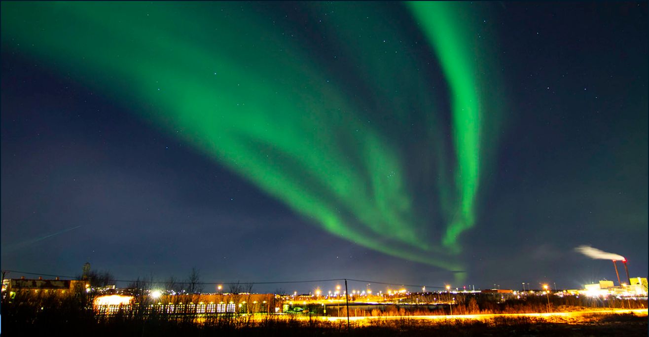 Полярное сияние фото