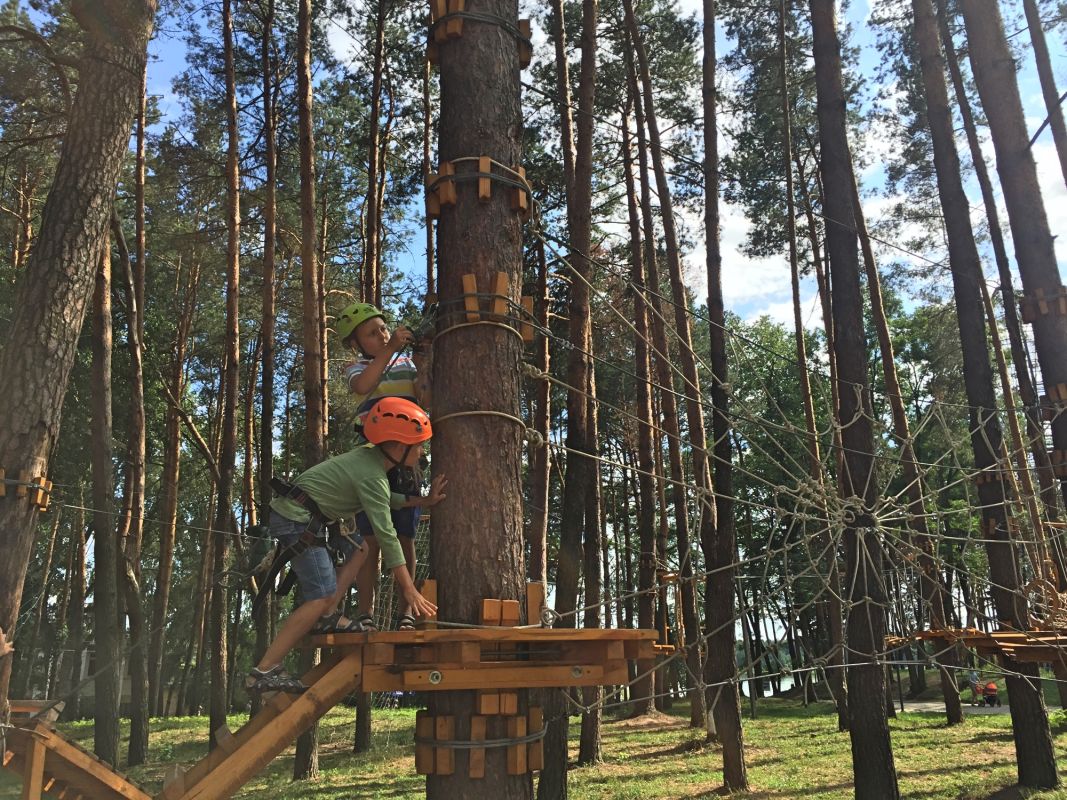 Веревочный парк в Гидропарке