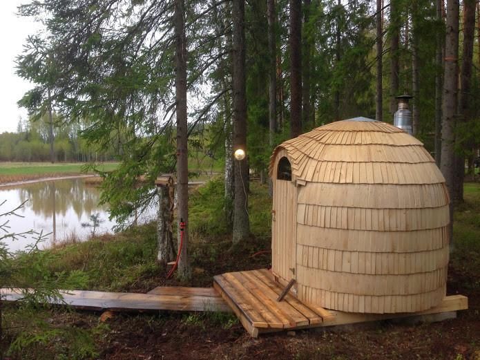Банный комплекс Saunamaa в туристическом центре Salamaa в Таэваскода