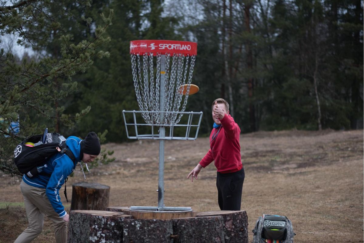 Дорожки для диск-гольфа в Кырвемаа