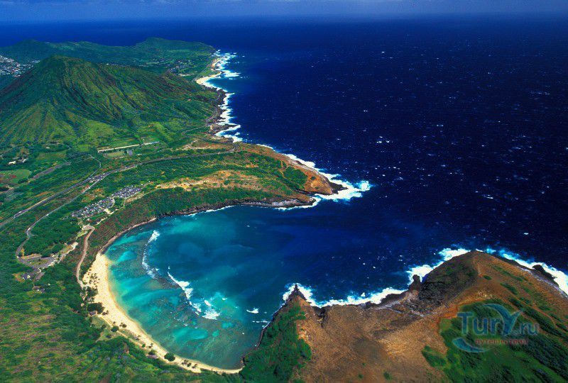 Бухта Ханаума (Hanauma Bay Nature Preserve) на о.Оаху