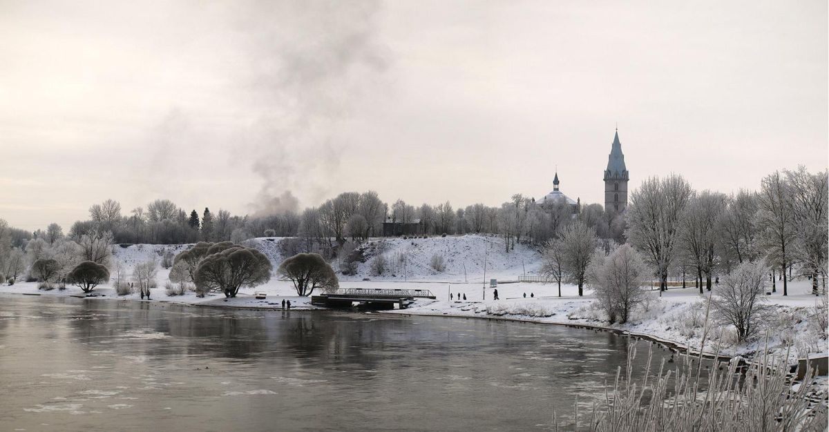Речной променад в Нарве
