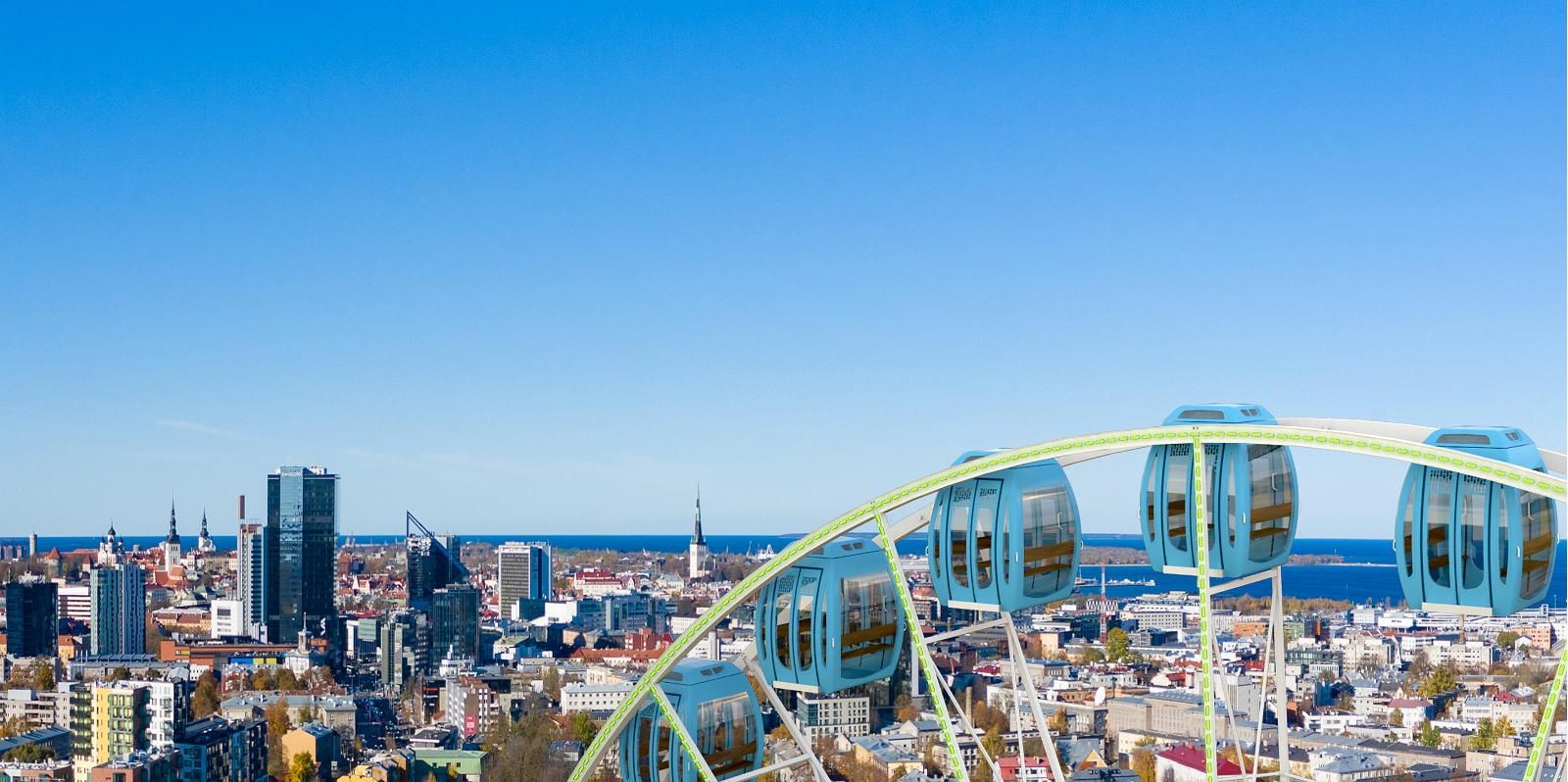 Колесо обозрения SkyWheel в Таллине