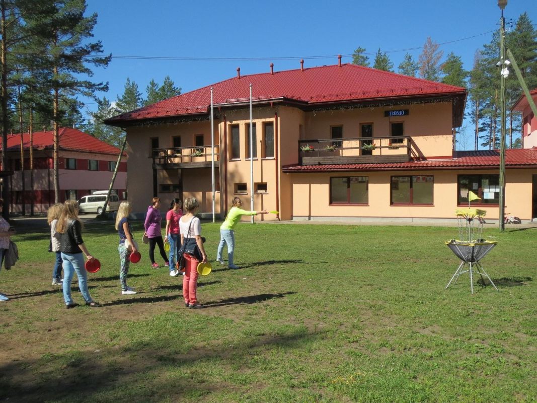 Дорожка для диск-гольфа в Алутагузе