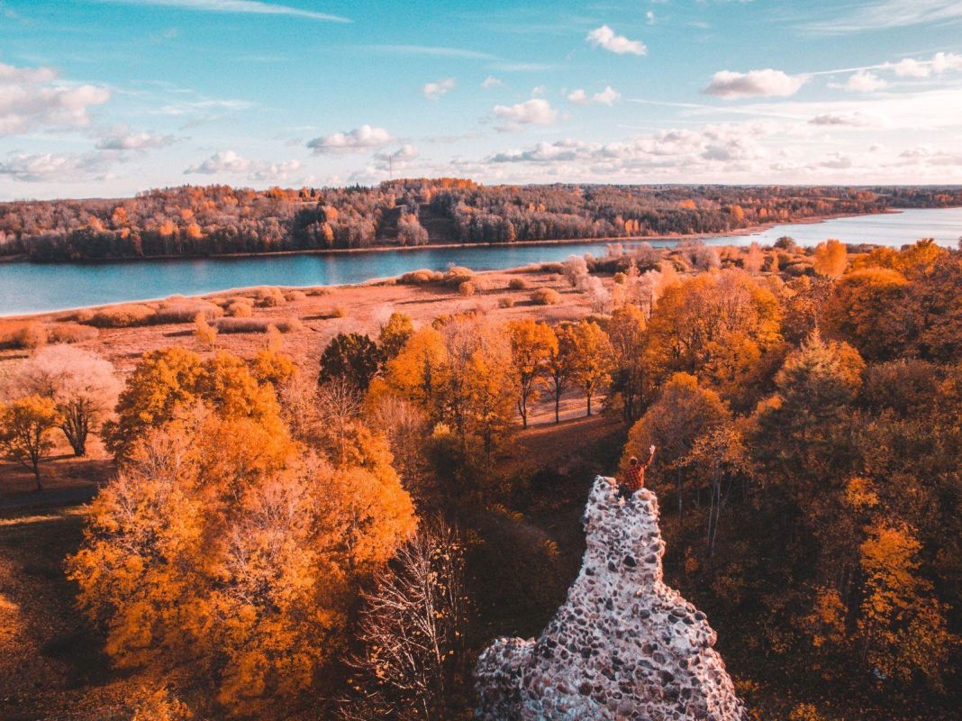 Развалины Вильяндиской орденской крепости