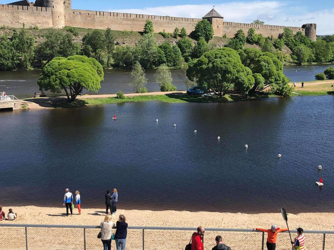 Зона отдыха и пляж Йоаорг в Нарве