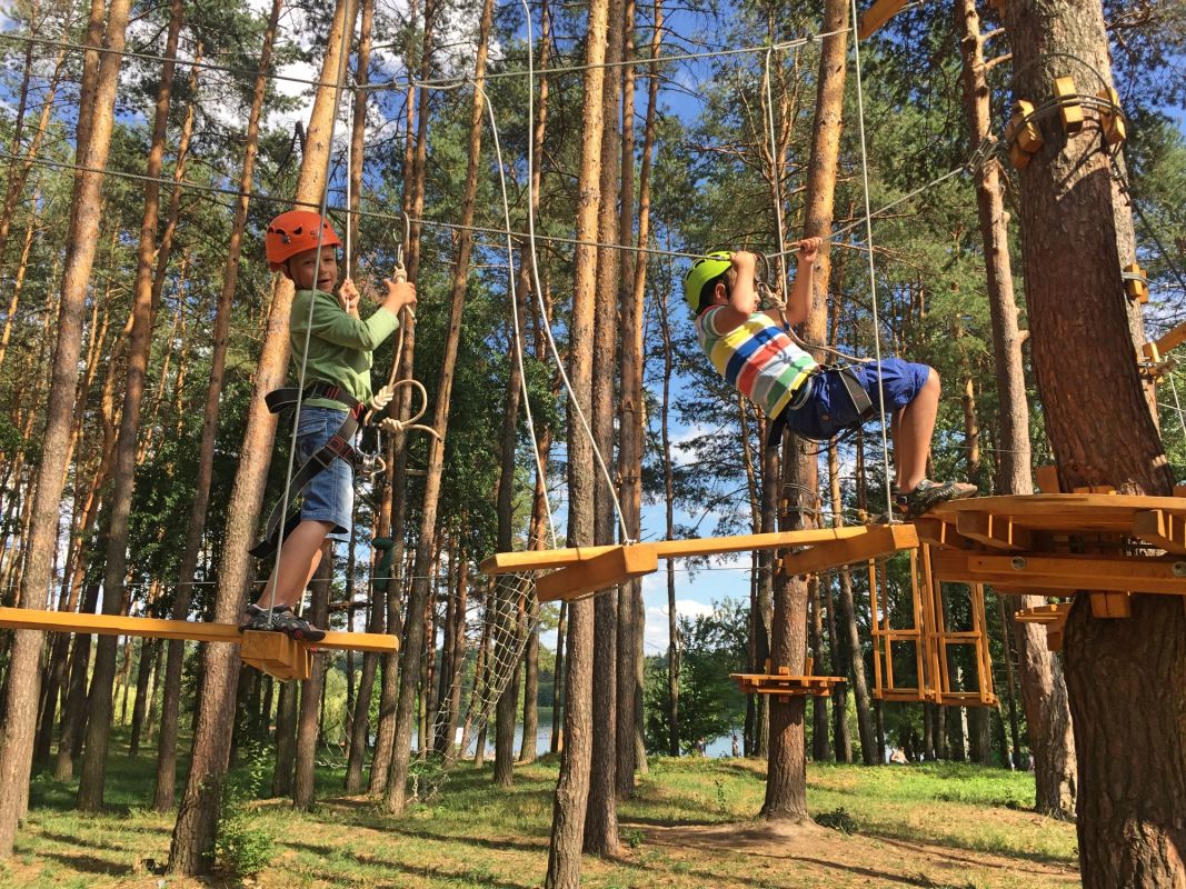 Веревочный парк в Гидропарке