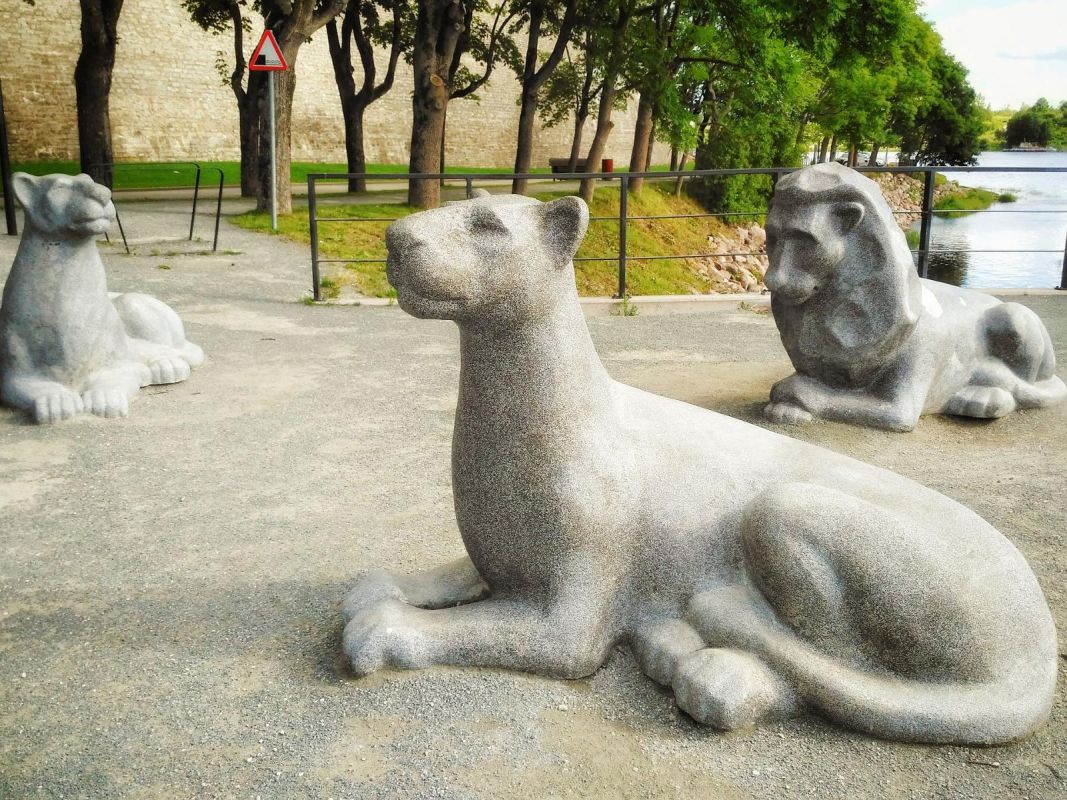 Речной променад в Нарве