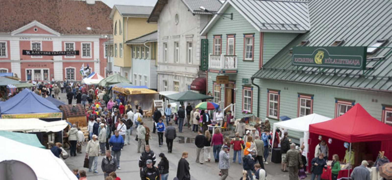 Улица Пикк в Раквере