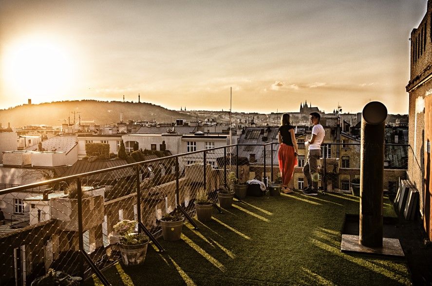 Крыша дворца «Луцерна»