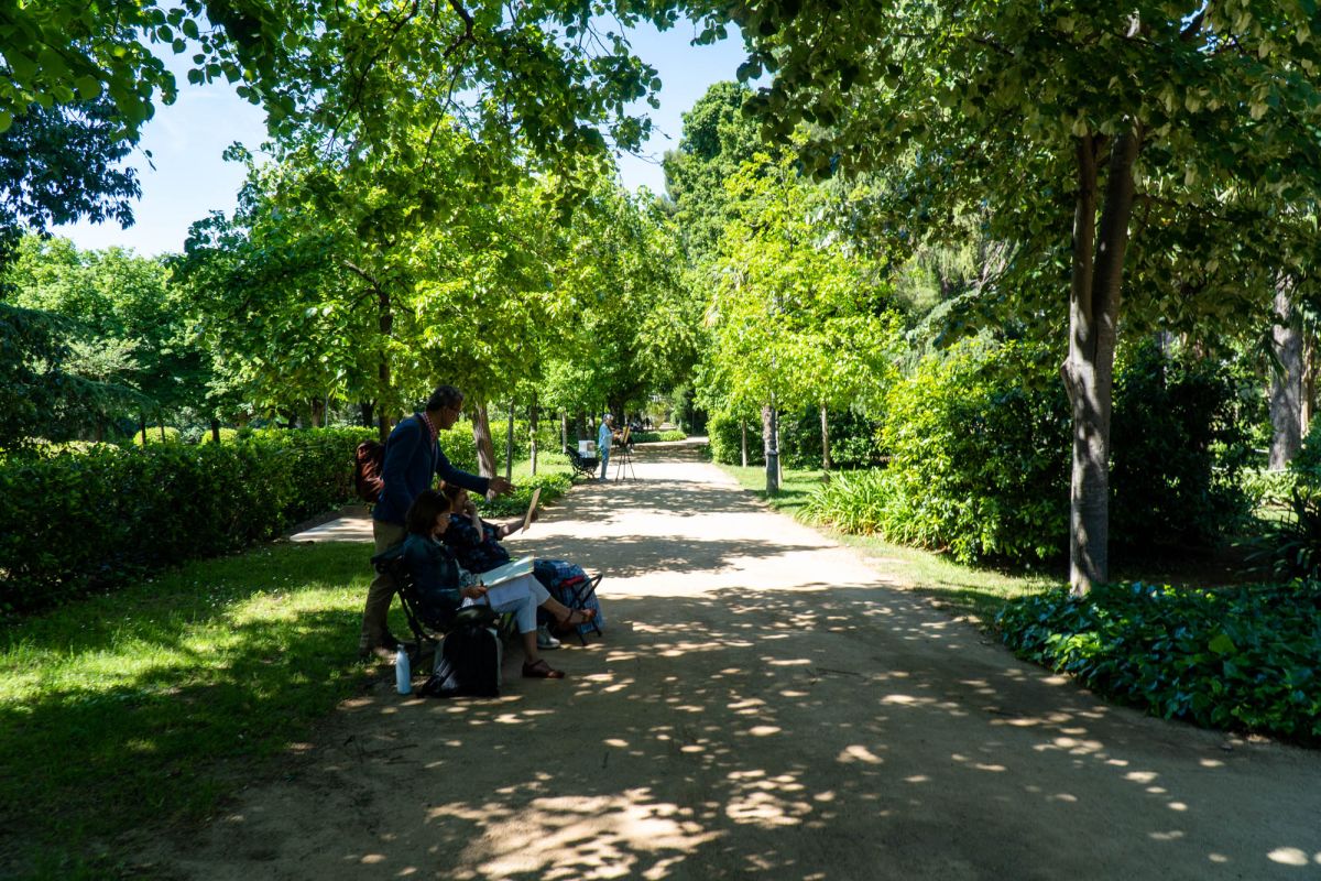 Сады дворца Педральбес