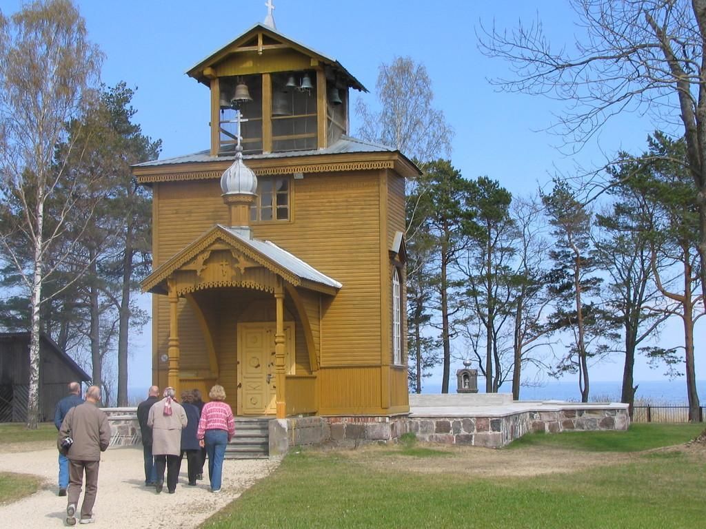 Молельный дом староверов в деревне Рая