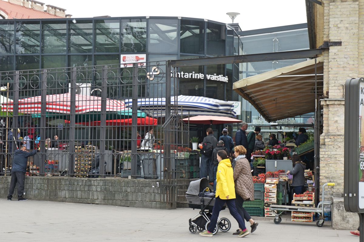Рынок Hales Turgus в Вильнюсе