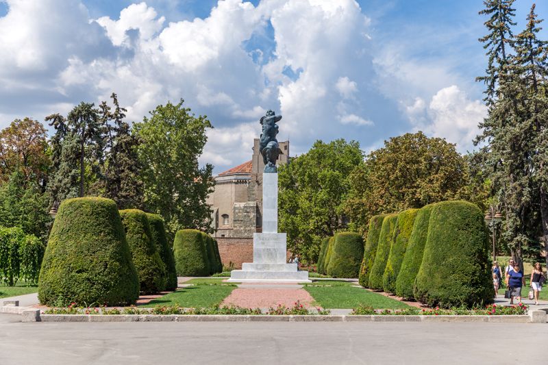 Памятник благодарности Франции - парк Калемегдан