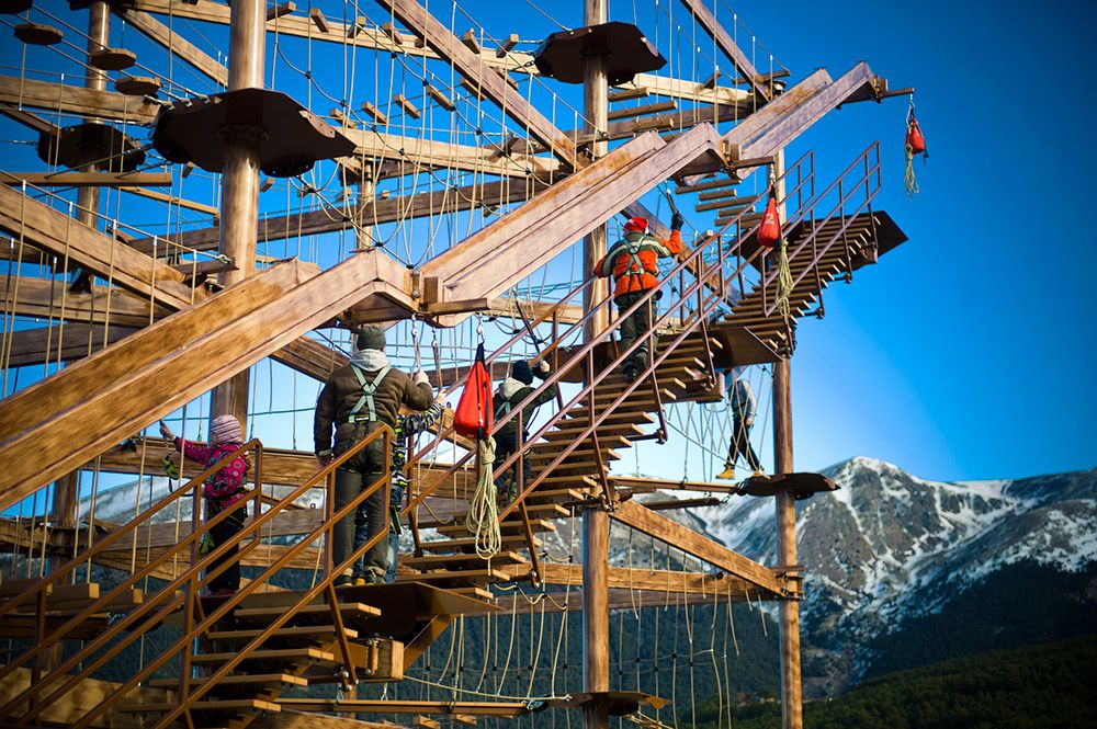 Канатный городок Airtrekk в Натурланд