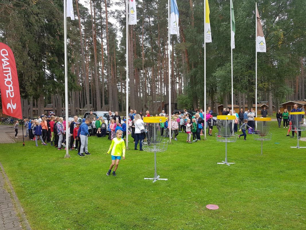 Парк для диск-гольфа в Оздоровительном центре Тартуского уезда