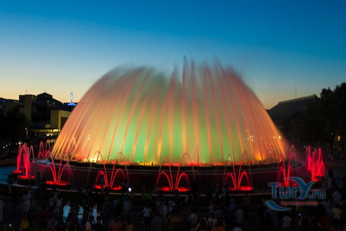 Волшебный Фонтан в Барселоне