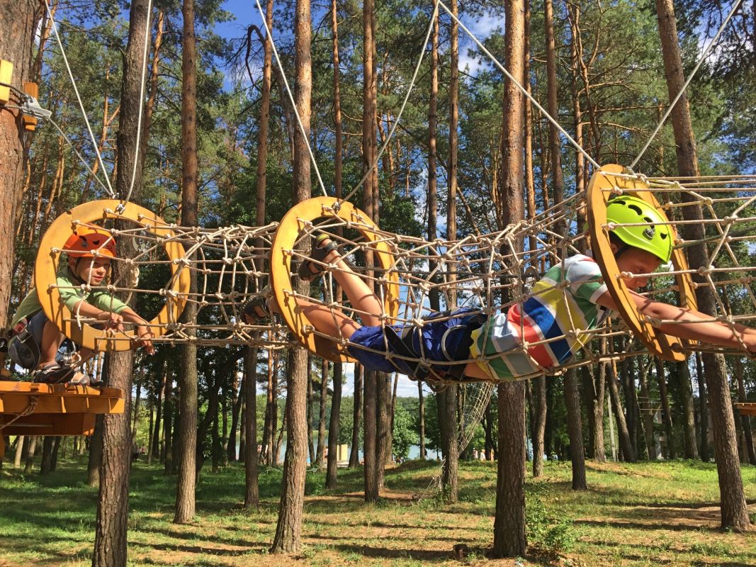 Веревочный парк в Гидропарке