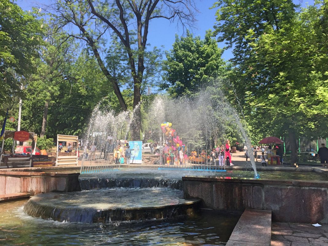 Каскадный фонтан на Старом бульваре