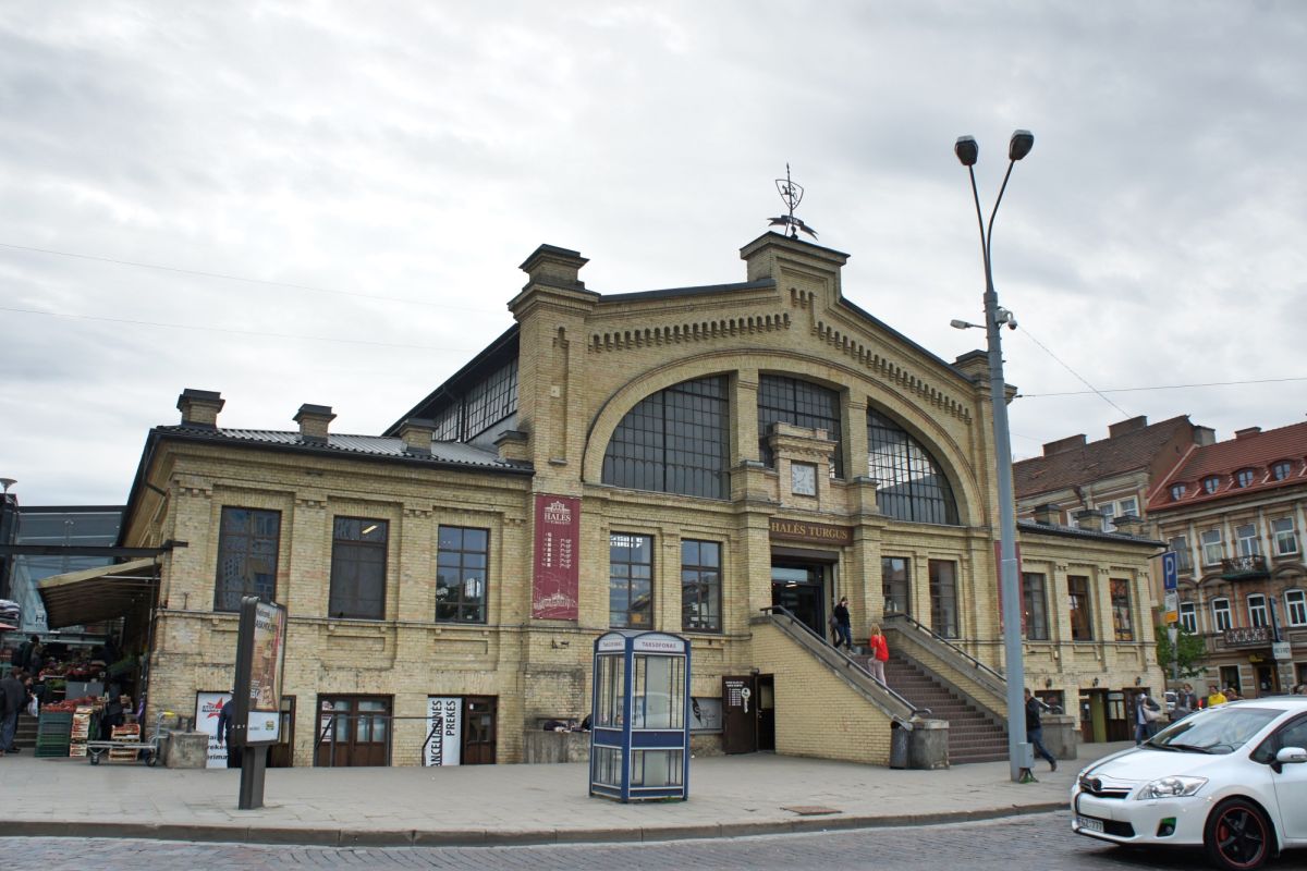 Рынок Hales Turgus в Вильнюсе