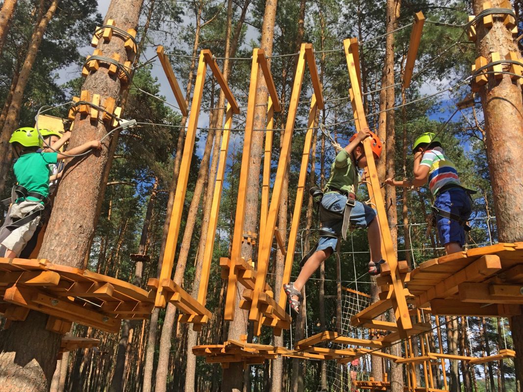 Веревочный парк в Гидропарке