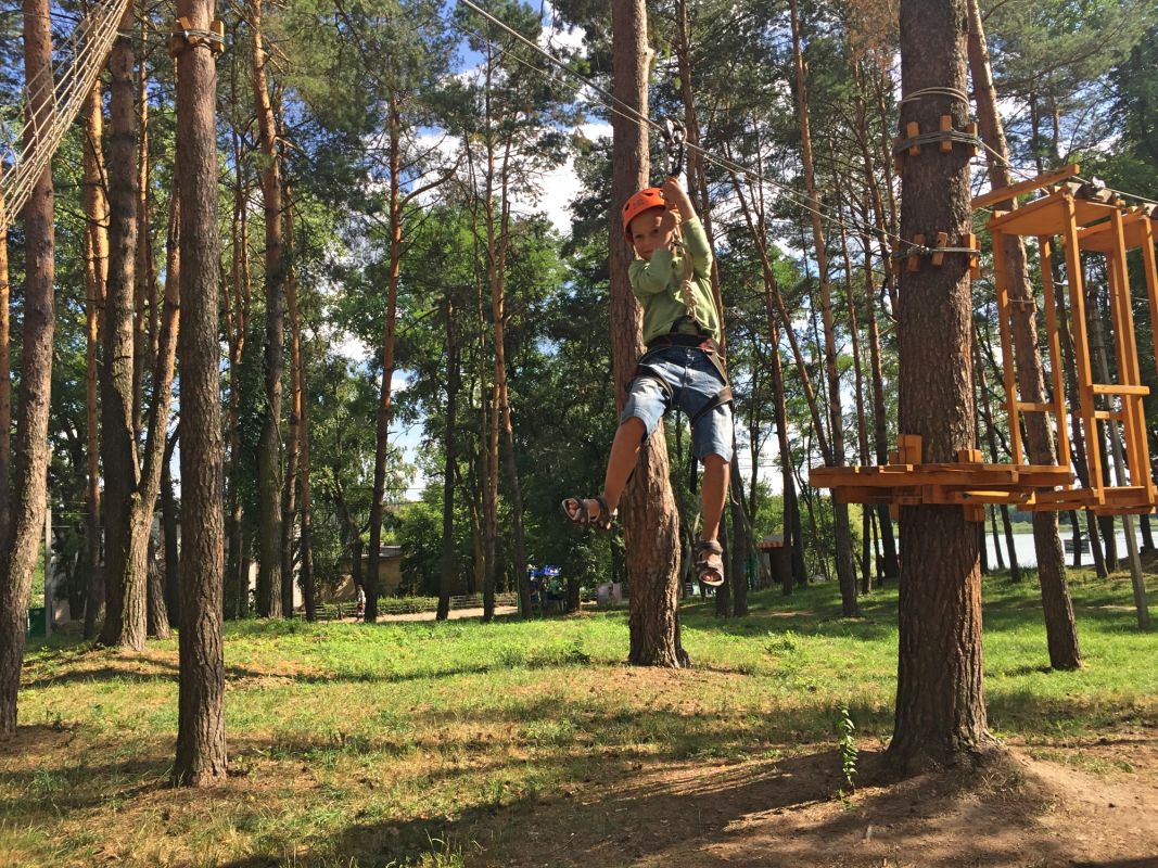 Веревочный парк в Гидропарке