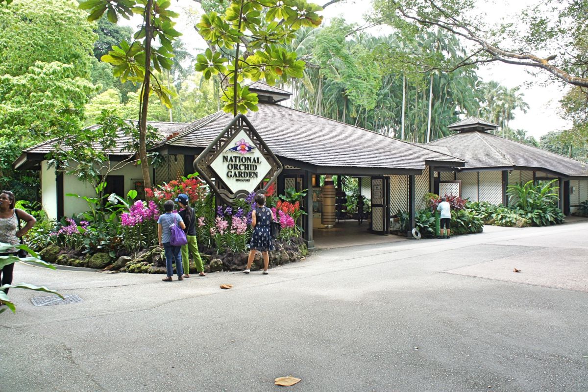 Национальный сад орхидей Сингапура