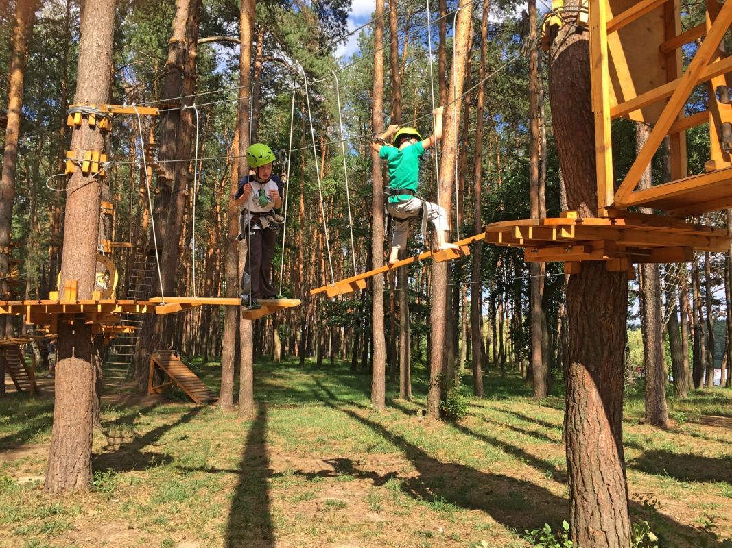 Веревочный парк в Гидропарке