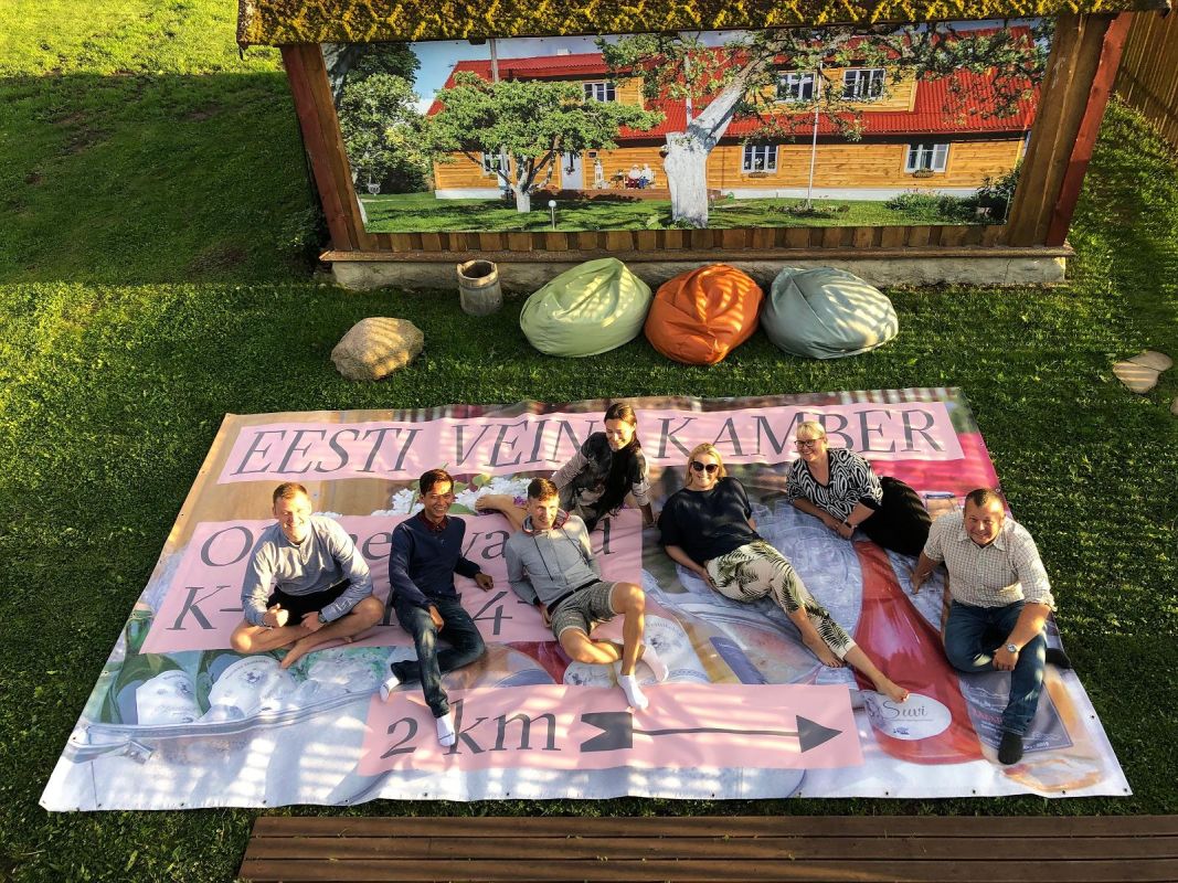 Эстонская винная комната на хуторе Hindreku