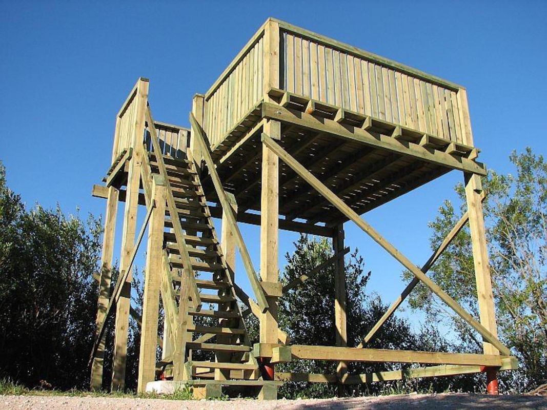 Смотровые вышки для наблюдения за птицами в Пальяссаареской заповедной зоне