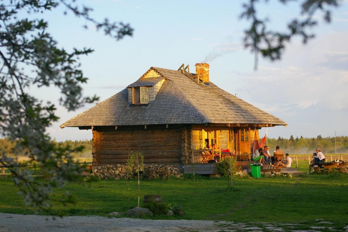Сауны ранчо Рийза в национальном парке Соомаа
