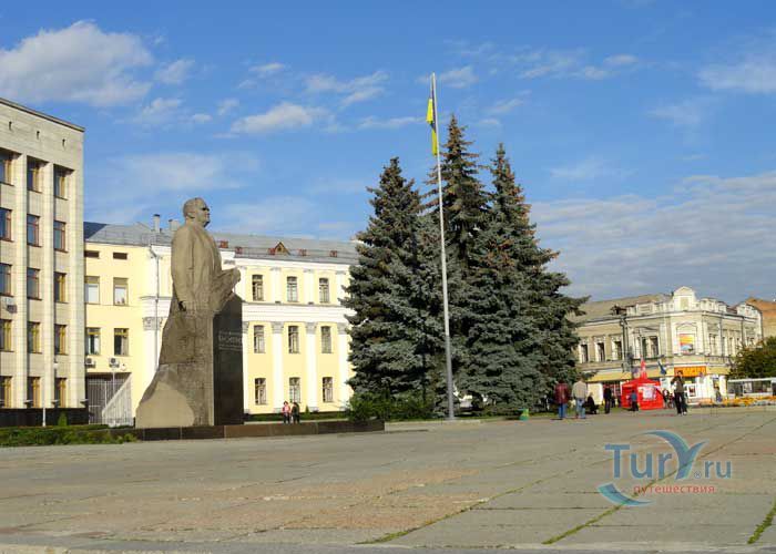 Памятник С.П. Королеву в Житомире