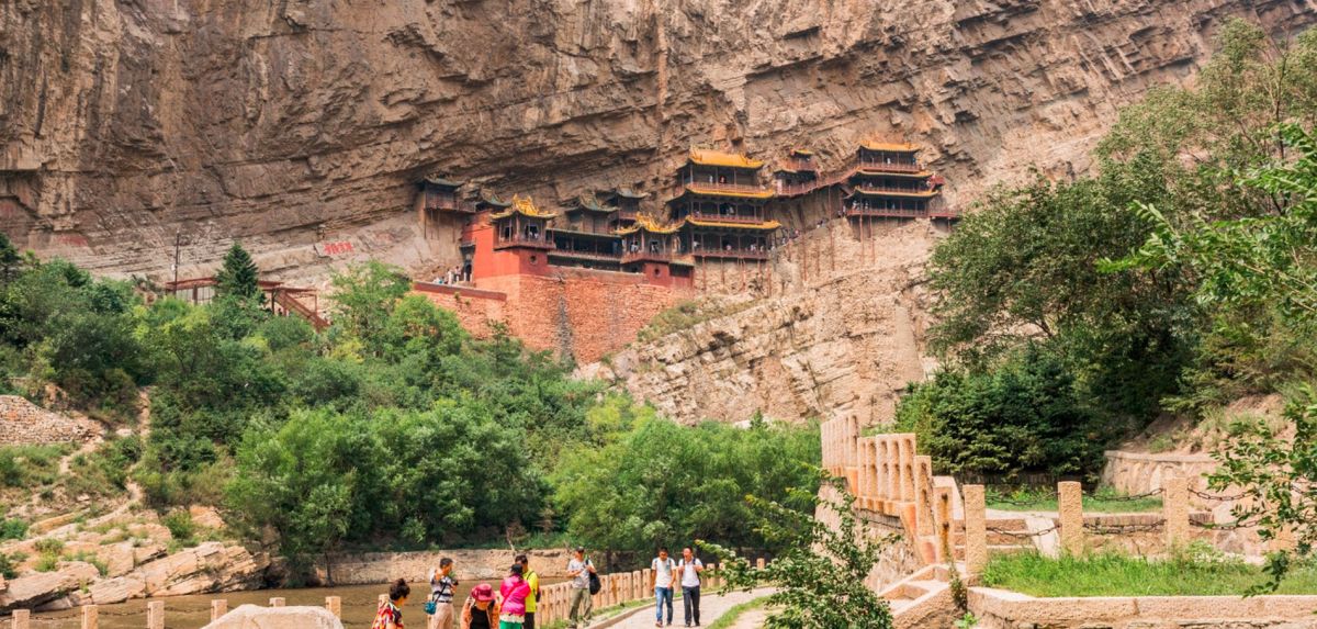 Висячий монастырь Сюанькун-сы