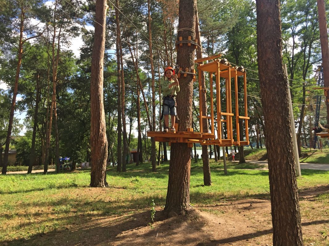 Веревочный парк в Гидропарке