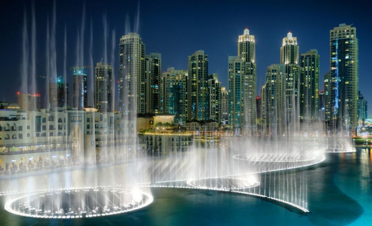 Фонтан Дубай