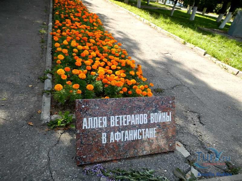 Аллея Ветеранов войны в Афганистане