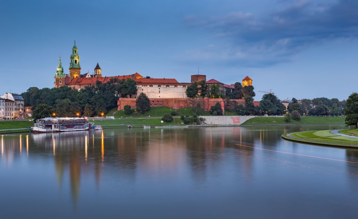 Водный трамвай Кракова