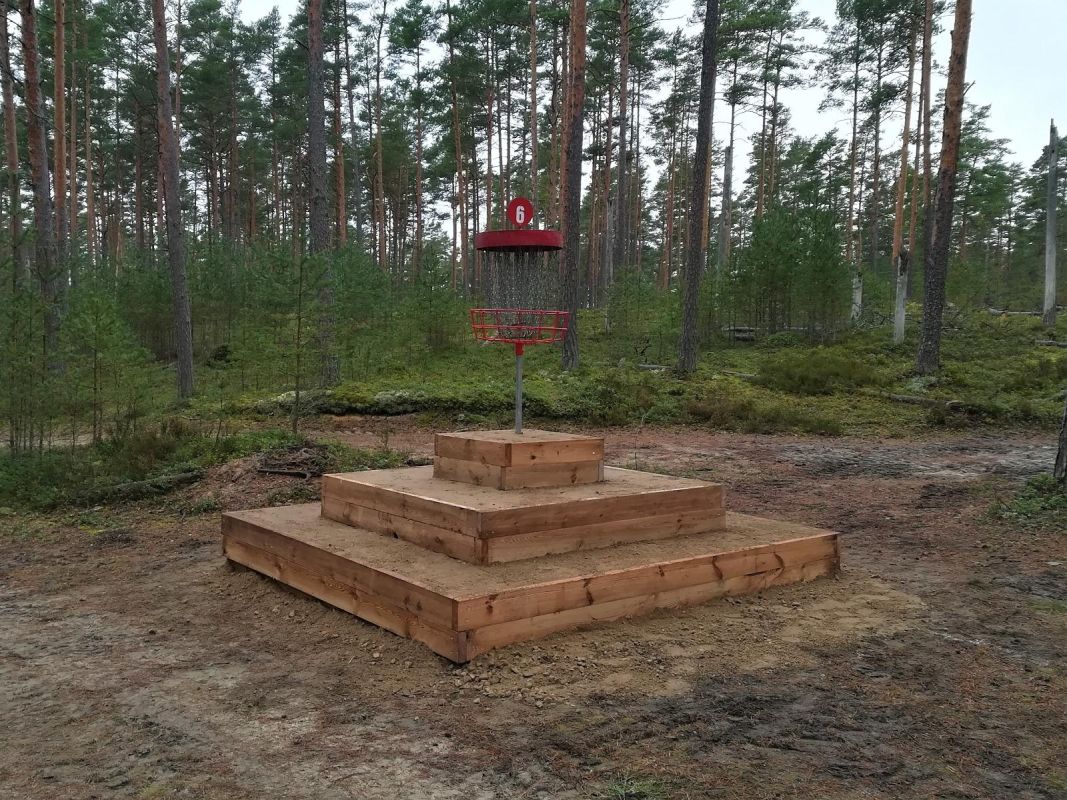 Парк для диск-гольфа в центре оздоровительного спорта Йыулумяэ