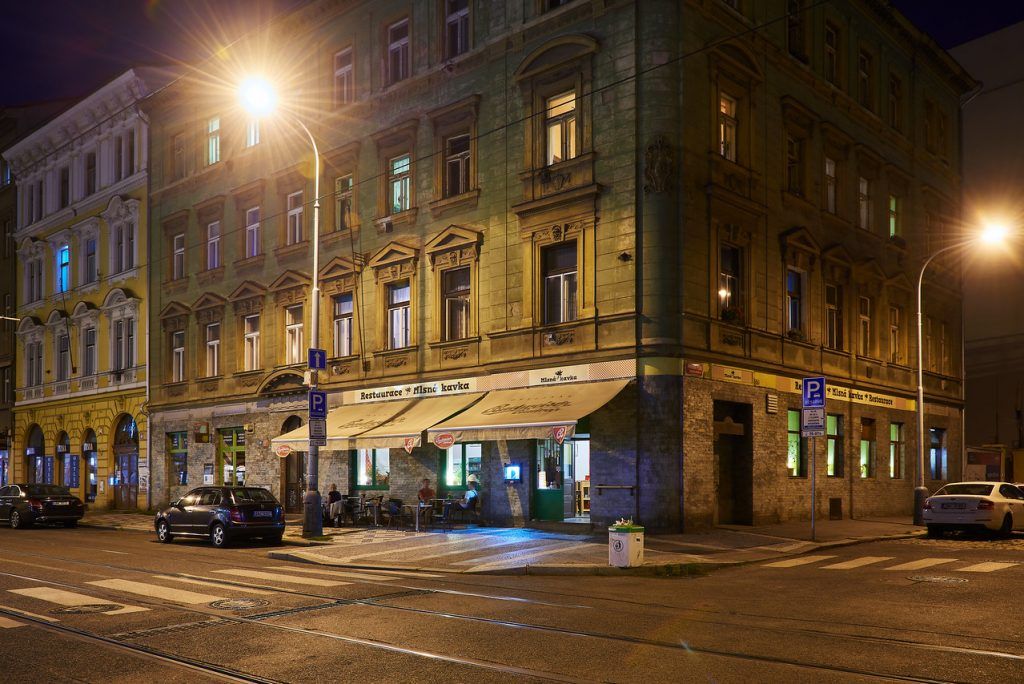 Вегетарианский ресторан Mlsná kavka