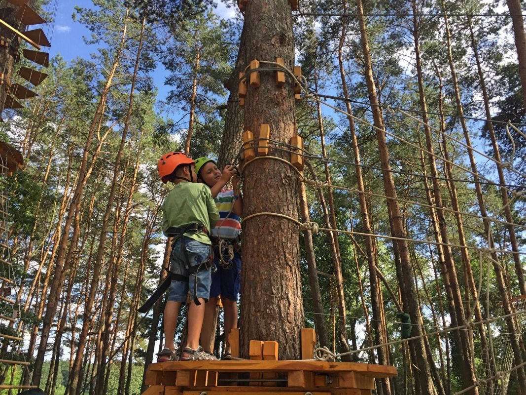 Веревочный парк в Гидропарке