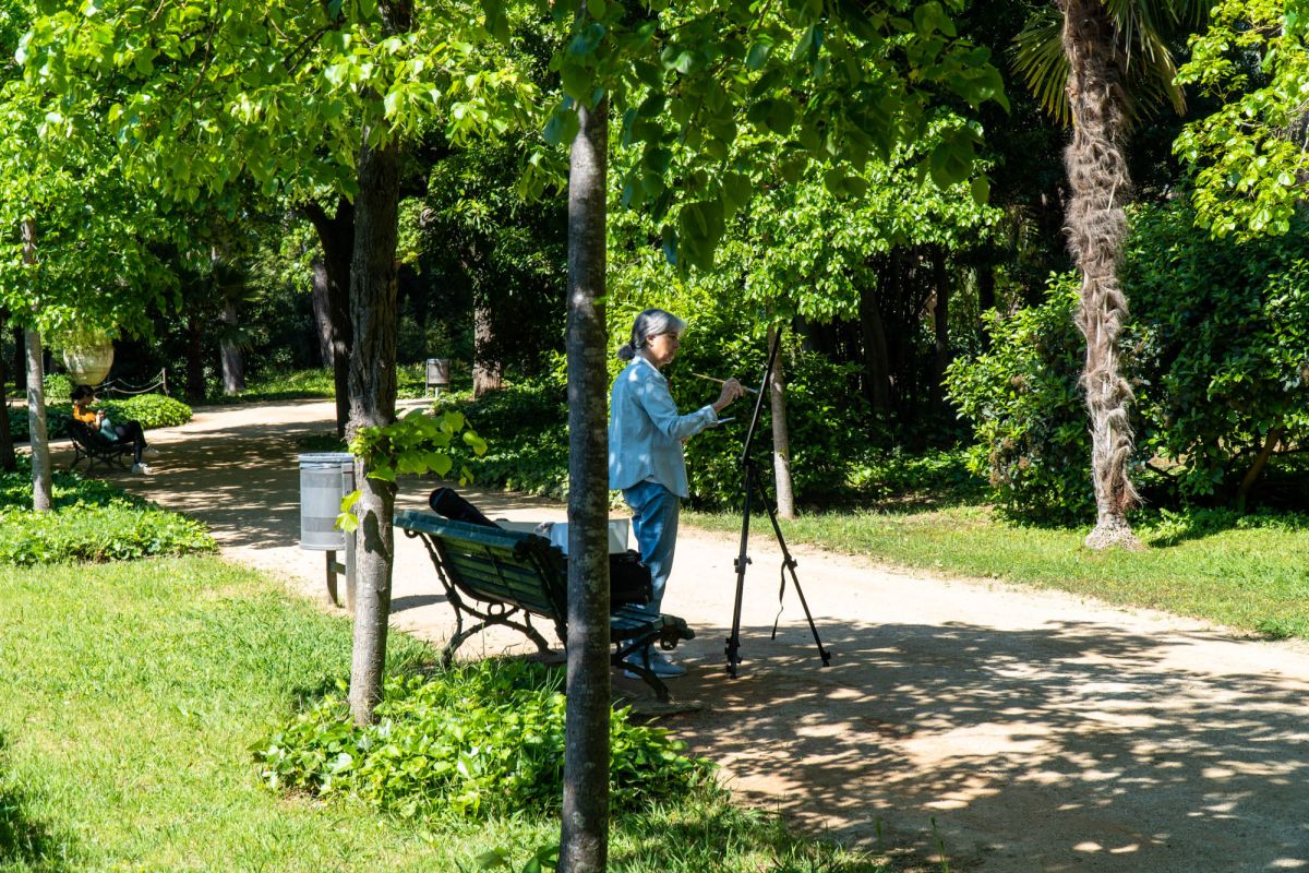 Сады дворца Педральбес