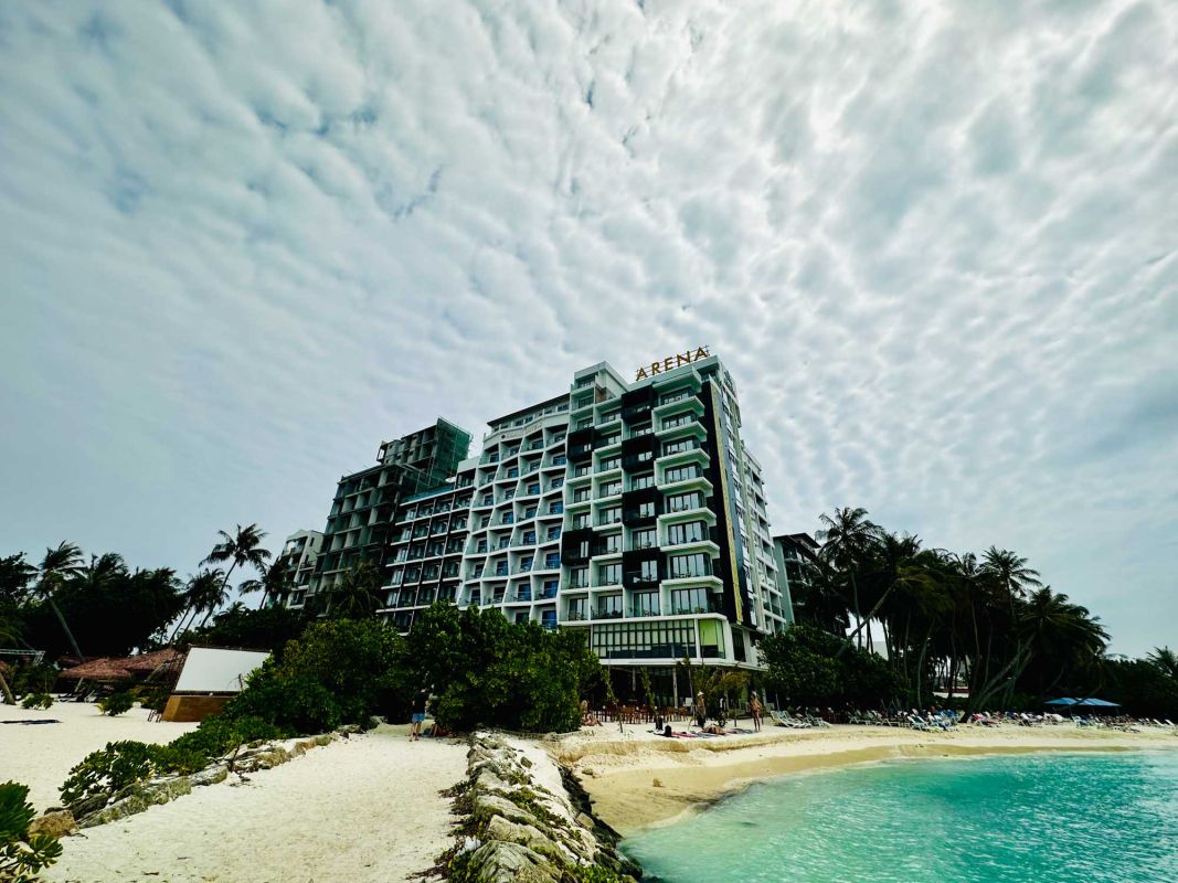 Северо-западный пляж Маафуши (пляж водных видов спорта)