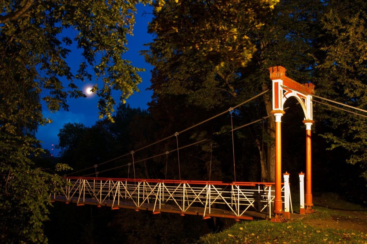 Viljandi rippsild (Висячий мост города Вильянди)