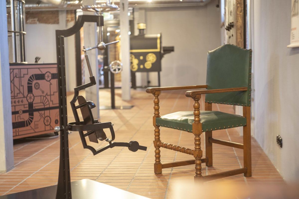 Посетительский центр круговой конюшни мызы Сангасте