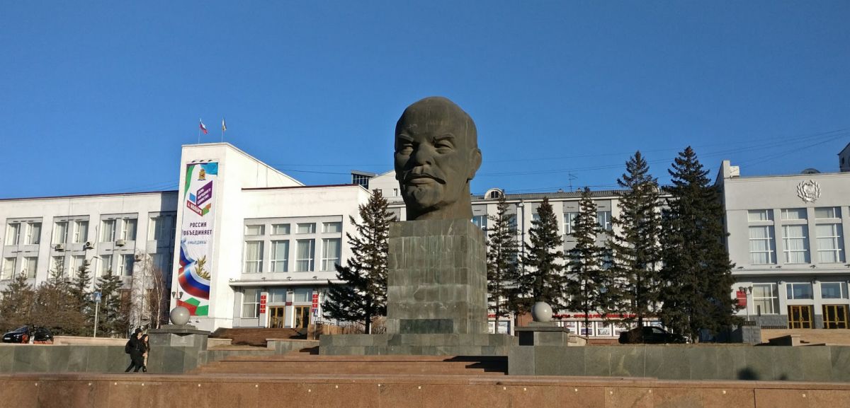 Памятник В.И. Ленину в Улан-Удэ